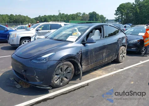 2025 Tesla Model Y Long Range Dual Motor All-Wheel Drive из США, поврежденный, VIN 7SAYGDEDXSA376016